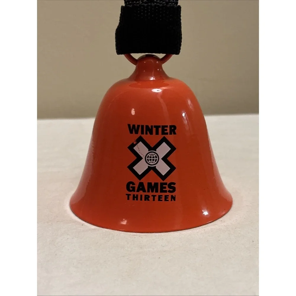 Taco Bell Winter X Games Thirteen Orange Metal Bell Advertisement Restaurant